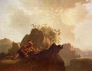 George Caleb Bingham Indiaan-the hidden enemy painting